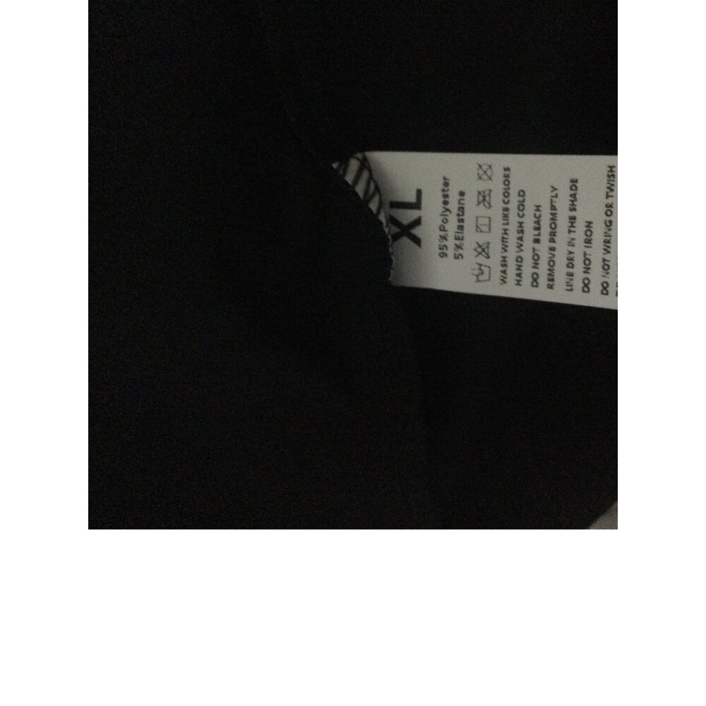 Shiny Black Faux Leather Mini Skirt*Side Slit*Sissy*Femboy*Cosplay*XL*NIP - Picture 3 of 4